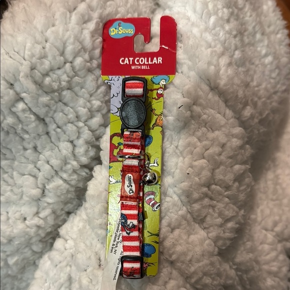 Dr. Seuss Other - Dr. Seuss Red and White cat Collar